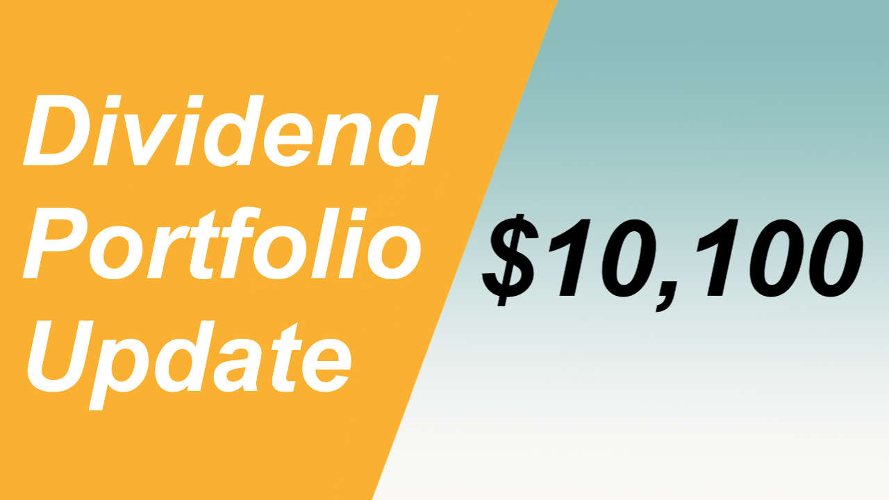 $10,100 Wealthsimple Trade Portfolio Update - Canadian Dividend Stock Investing