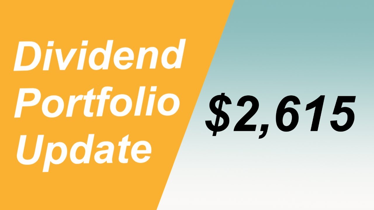Canadian Dividend Income Portfolio Update: $2,615
