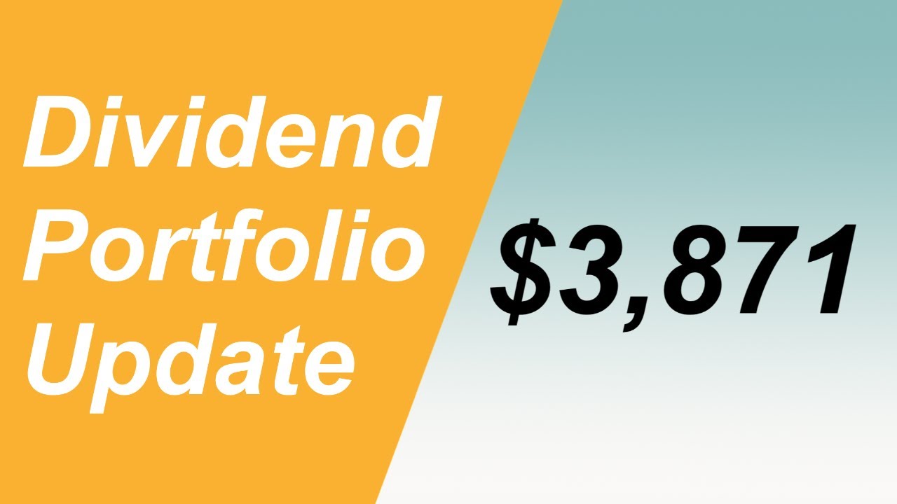 Canadian Dividend Income Portfolio Update: $3,871